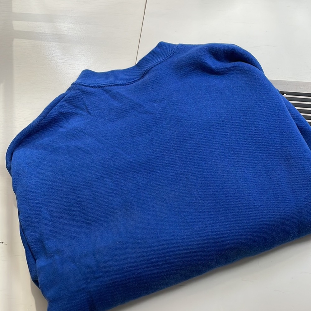 Vintage Blue and Orange Newton Eagles Sweatshirt - Picture 8 of 10